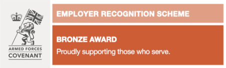 Armed Forces Covenant Employer Recognition Scheme Bronze Award